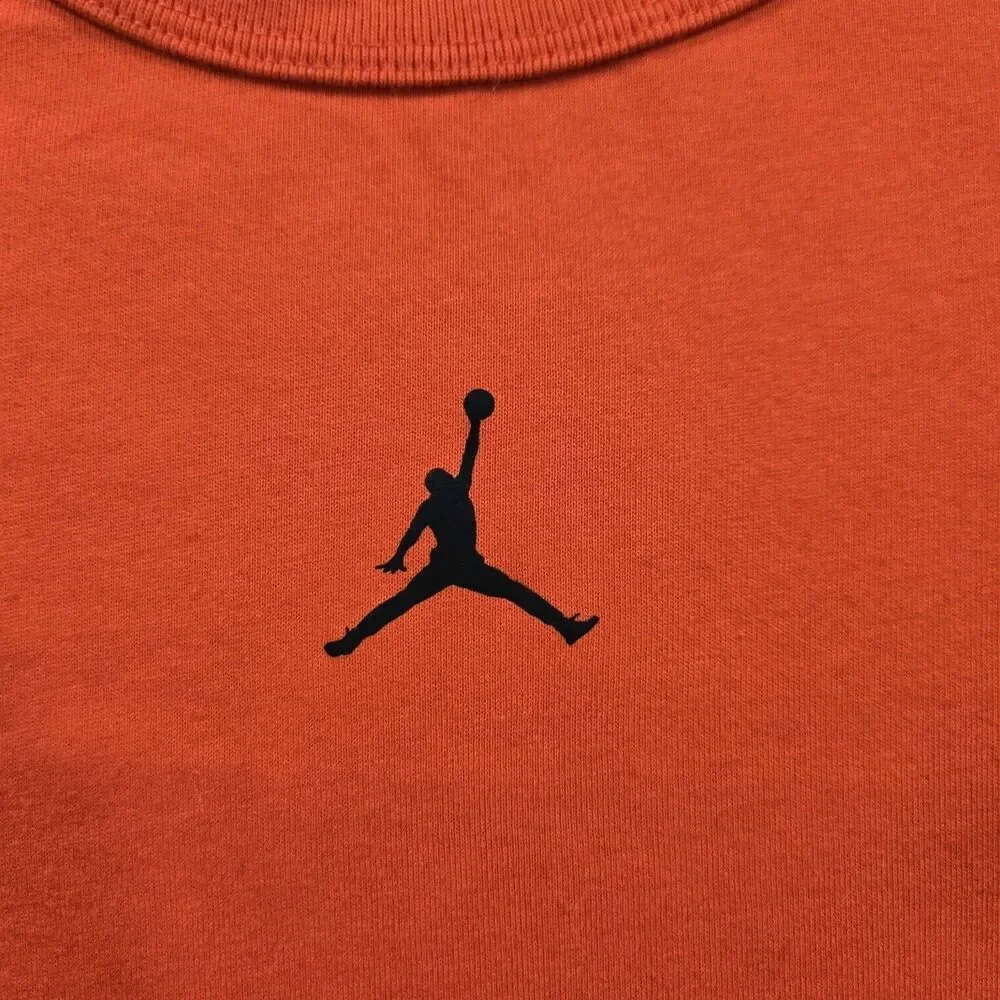Mens Jordan Sport Performance DriFit T Shirt Medium Orange Jumpman